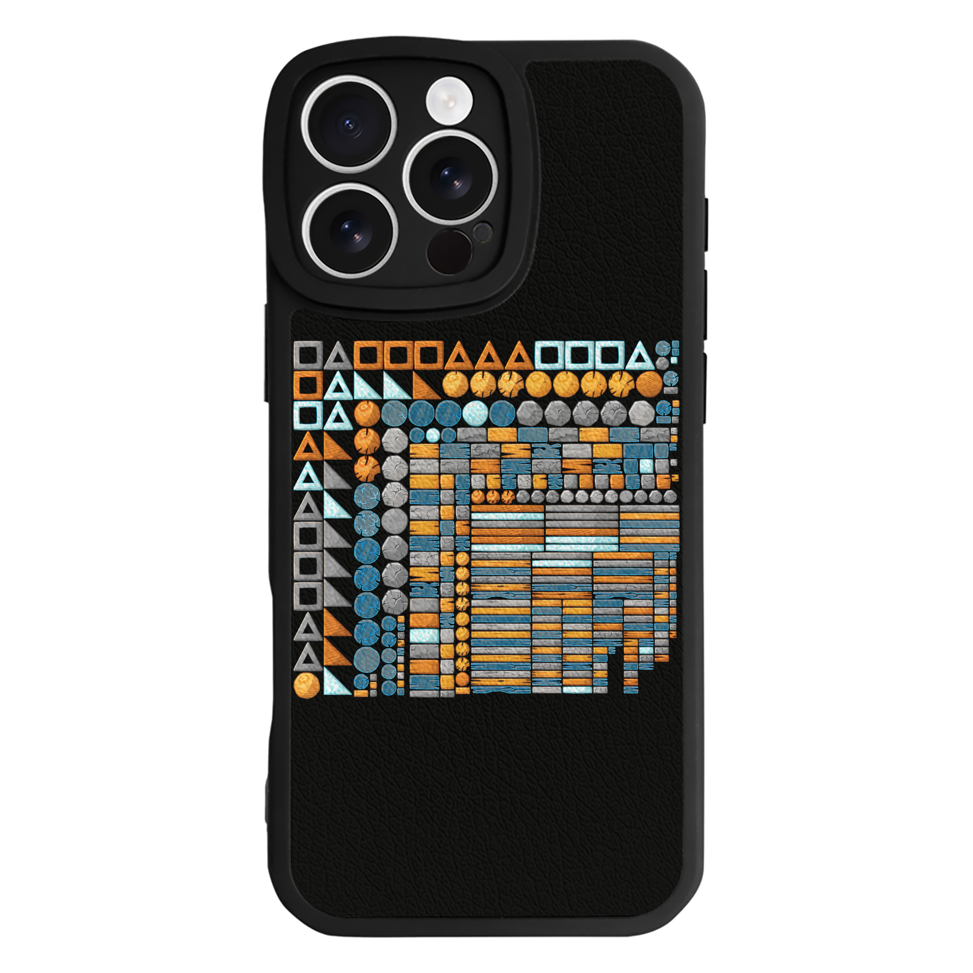 （画像用） Angry Birds アングリーバード 【iPhone 16シリーズ対応】シリコンスマホケース（レザー調） 材質：シリコン